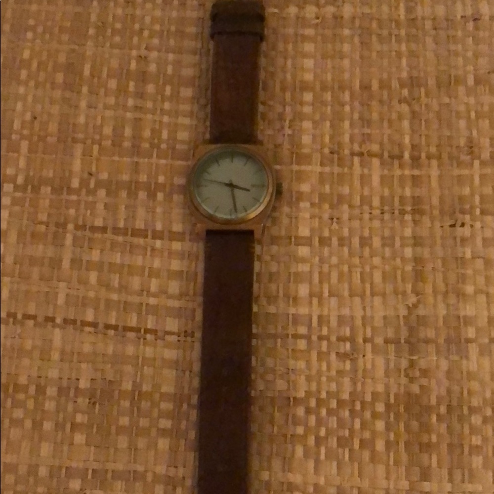 Nixon Time Teller Brass/Turquoise